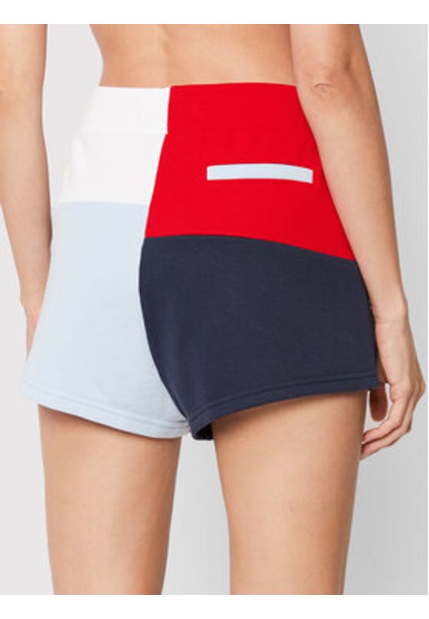 Tommy Jeans Szorty sportowe Archive Blocking DW0DW13592 Kolorowy Relaxed Fit. Materiał: bawełna, syntetyk. Wzór: kolorowy