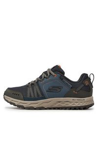skechers - Skechers Sneakersy Escape Plan 51591/NVOR Granatowy. Kolor: niebieski. Materiał: materiał #8