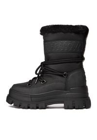 Buffalo Botki Aspha Blizzard 2 1622333 Czarny. Kolor: czarny. Materiał: skóra