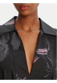 Desigual Sukienka codzienna Pisos 25WWVW06 Czarny Regular Fit. Okazja: na co dzień. Kolor: czarny. Materiał: bawełna. Typ sukienki: proste. Styl: casual #3