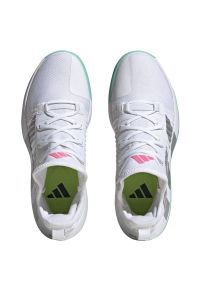 Adidas - Buty do piłki ręcznej adidas Stabil Next Gen W IG3402 białe. Zapięcie: sznurówki. Kolor: biały. Materiał: syntetyk, materiał, tkanina. Szerokość cholewki: normalna. Sport: piłka ręczna