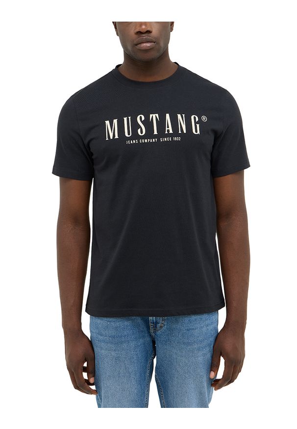 Męski T-Shirt Mustang Style Austin Jet Black 1016853 4188