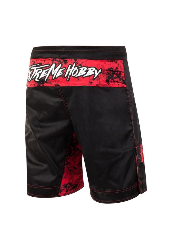 Spodenki do Grapplingu MMA BJJ K1 męskie EXTREME HOBBY WHY SO SERIOUS. Kolor: czarny. Materiał: poliester