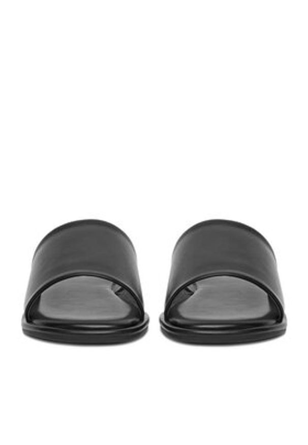 DeeZee Klapki DZ-S9 Czarny. Kolor: czarny. Materiał: materiał, syntetyk, skóra