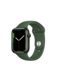 APPLE Watch Series 7 GPS + Cellular, 41mm Green Aluminium Case with Clover Sport Band - Regular. Styl: sportowy #1