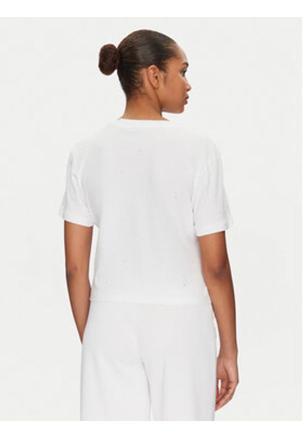 Guess T-Shirt V5GI00 I3Z14 Biały Boxy Fit. Kolor: biały. Materiał: bawełna
