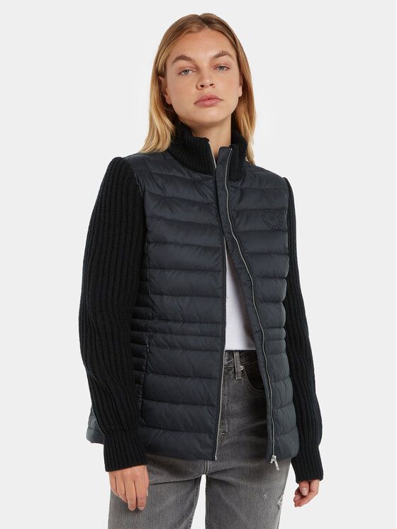 Czarna kurtka przejściowa Tommy Jeans 8720636568416