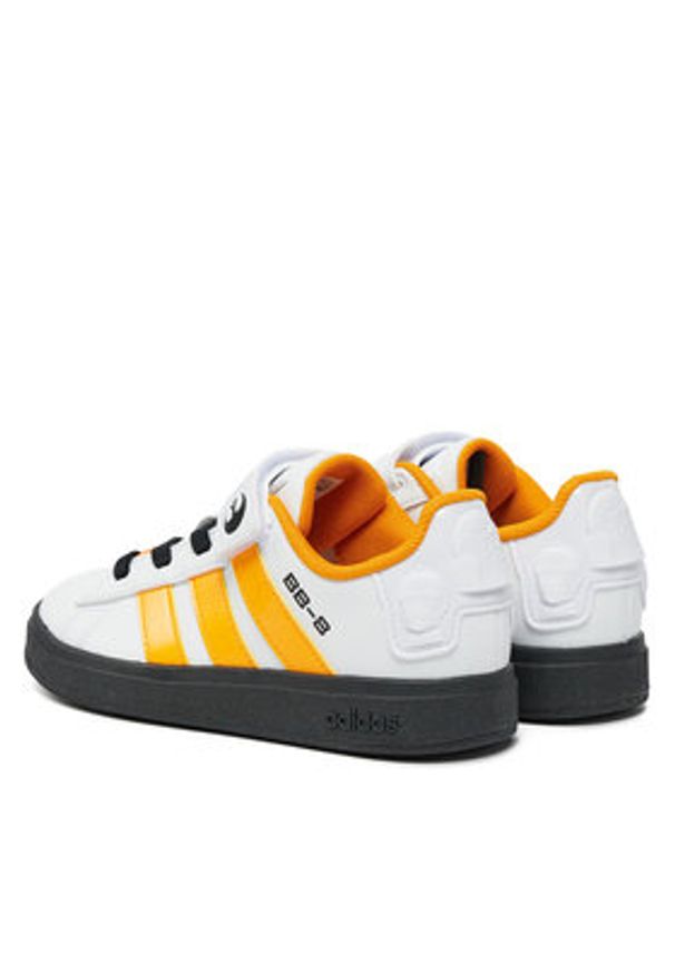 Adidas - adidas Sneakersy Star Wars Grand Court 2.0 IH1137 Biały. Kolor: biały. Materiał: skóra. Wzór: motyw z bajki
