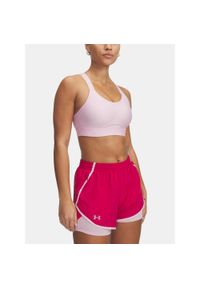 Biustonosz treningowy Under Armour Infinity High Strappy. Kolor: różowy. Sport: fitness