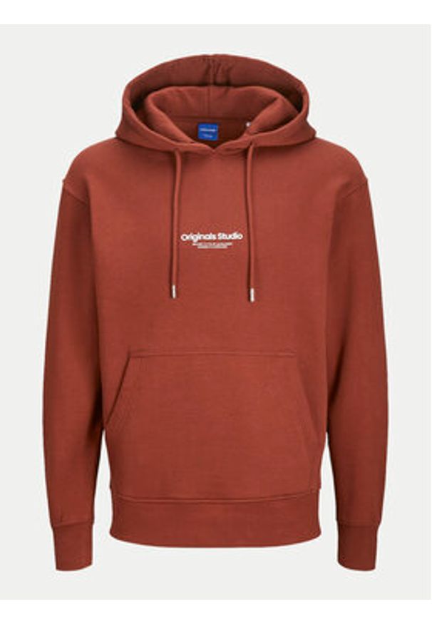 Jack & Jones - Jack&Jones Bluza Vesterbro 12241687 Brązowy Relaxed Fit. Kolor: brązowy. Materiał: bawełna