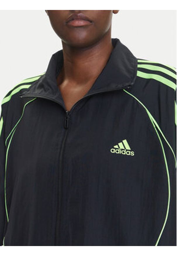 Adidas - adidas Bluza Teamgeist adicolor JY2585 Czarny Oversize. Kolor: czarny. Materiał: syntetyk
