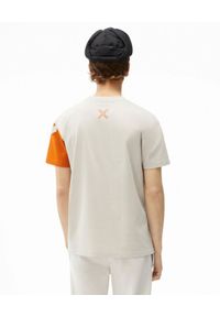 Kenzo - KENZO - Koszulka z logo Sport. Kolor: beżowy. Materiał: bawełna. Wzór: aplikacja, nadruk. Styl: sportowy #3
