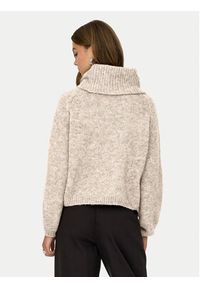 only - ONLY Golf Gila 15358571 Biały Regular Fit. Typ kołnierza: golf. Kolor: biały. Materiał: syntetyk #3