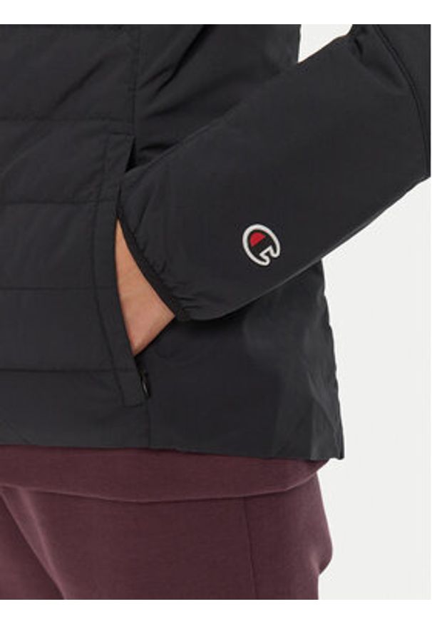 Champion Kurtka przejściowa 117571 Czarny Custom Fit. Kolor: czarny. Materiał: syntetyk