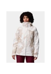 columbia - Kurtka Narciarska Damska Columbia Whirlibird V Printed Interchange. Kolor: beżowy. Sezon: zima. Sport: narciarstwo #1