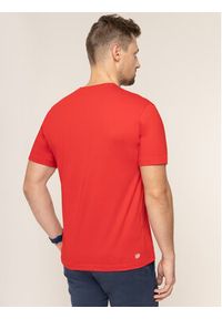 Lacoste T-Shirt TH7618 Czerwony Regular Fit. Kolor: czerwony. Materiał: bawełna