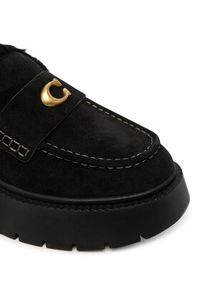 Coach Loafersy CCH84 Czarny. Kolor: czarny. Materiał: zamsz, skóra #6