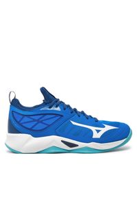 Buty halowe Mizuno. Kolor: niebieski. Model: Mizuno Wave