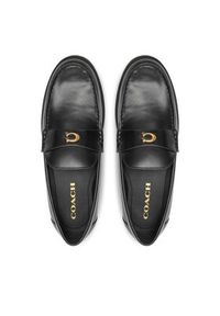 Coach Mokasyny CW980 Czarny. Kolor: czarny. Materiał: skóra #5