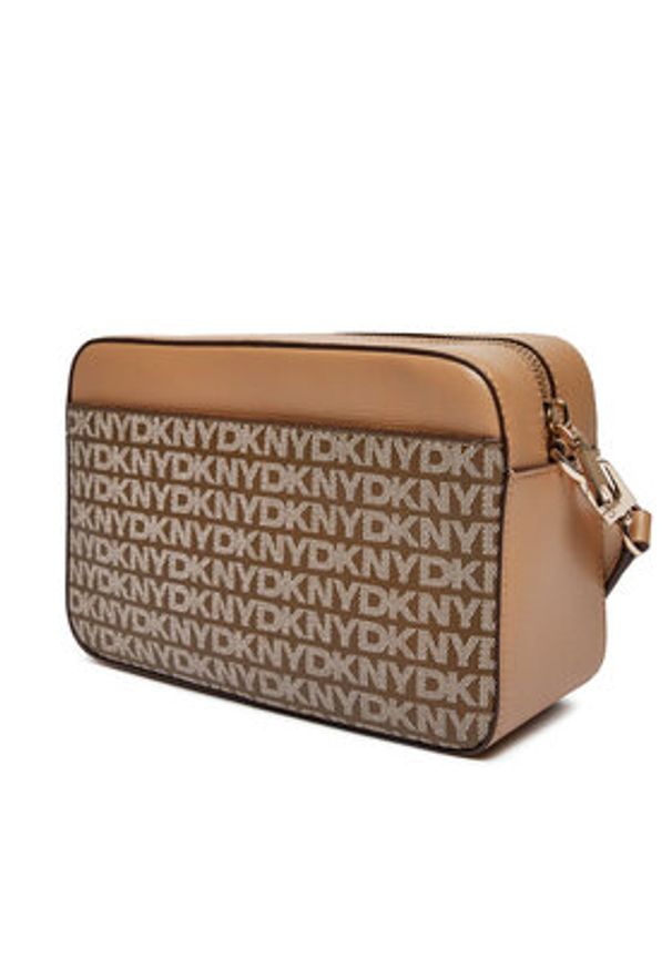 DKNY Torebka Bryant Ave Camera Ba R42EYE22 Brązowy. Kolor: brązowy. Materiał: skórzane