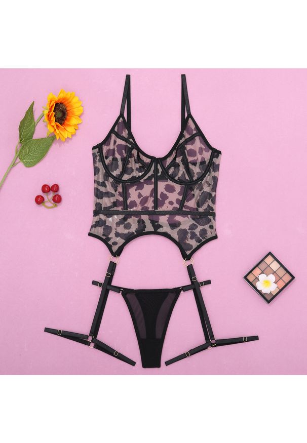 Intica - Body z delikatnego materiału na romantyczne wieczory Elene. Materiał: materiał