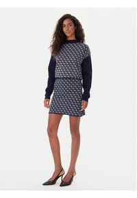 Guess Golf W5BR23 Z3JD2 Granatowy Relaxed Fit. Typ kołnierza: golf. Kolor: niebieski. Materiał: syntetyk #4