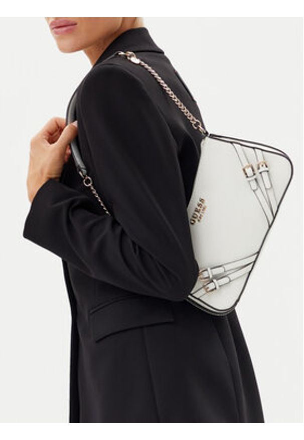 Guess Torebka HWZG96 36180 Biały. Kolor: biały. Materiał: skórzane