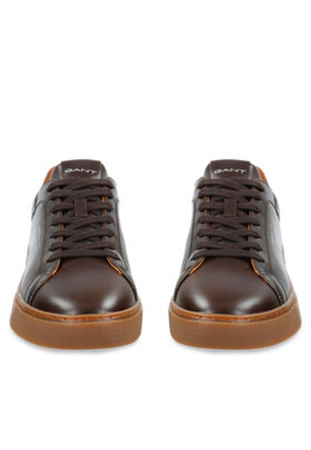 GANT - Gant Sneakersy 31631023 Brązowy. Kolor: brązowy. Materiał: skóra