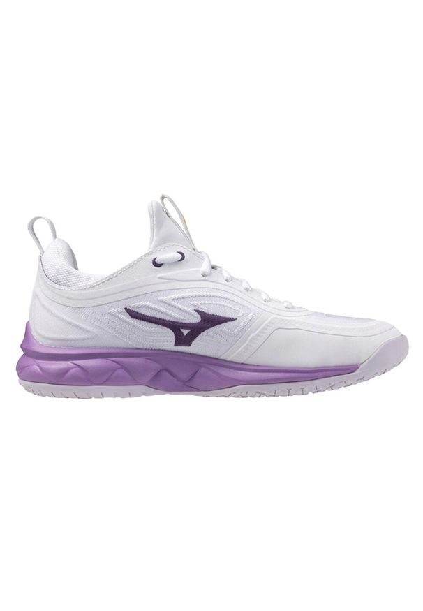 Mizuno - Trampki Męskie Wave Luminous 3. Kolor: fioletowy, biały, wielokolorowy. Model: Mizuno Wave. Sport: turystyka piesza