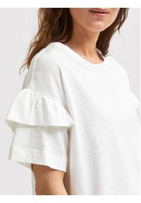 Selected Femme T-Shirt Rylie 16079837 Biały Regular Fit. Kolor: biały. Materiał: bawełna #4