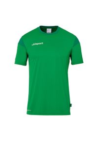 UHLSPORT - Koszulka Uhlsport Squad 27. Kolor: wielokolorowy, niebieski, zielony. Materiał: jersey. Wzór: kolorowy, napisy. Sport: piłka nożna #1