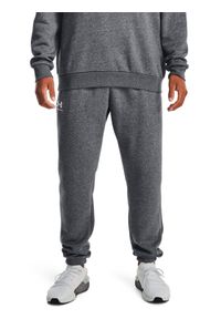 Under Armour Spodnie dresowe UA Essential Fleece Jogger 1373882 Szary Regular Fit. Kolor: szary. Materiał: dresówka #1