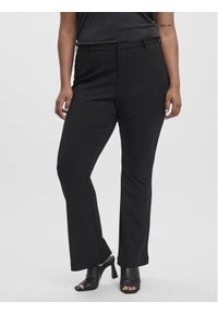 Vero Moda Curve Spodnie materiałowe 10256477 Czarny Regular Fit. Kolor: czarny. Materiał: syntetyk #1