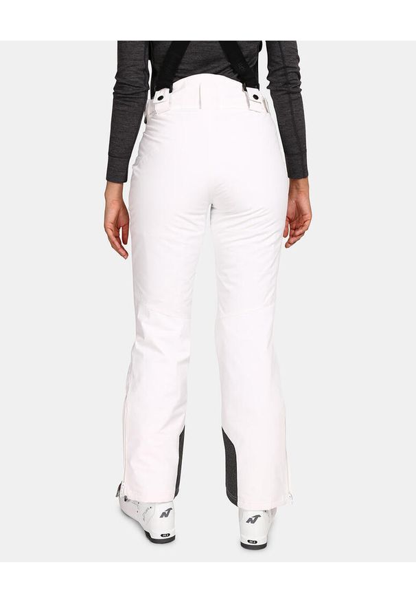 Damskie spodnie narciarskie Kilpi ELARE-W. Kolor: biały. Sezon: zima. Sport: narciarstwo
