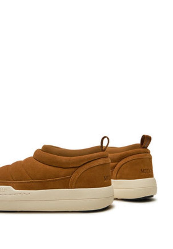 Moon Boot Botki Park Soft Suede 80D2470020 Brązowy. Kolor: brązowy. Materiał: zamsz, skóra