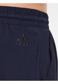 Adidas - adidas Szorty sportowe AEROREADY Essentials Single Jersey Linear Logo Shorts IC0064 Niebieski Regular Fit. Kolor: niebieski. Materiał: bawełna. Styl: sportowy #2