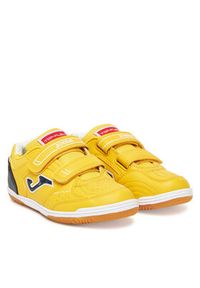 Joma Buty do piłki nożnej Top Flex Jr 2528 TPJS2528INV Żółty. Kolor: żółty. Materiał: skóra #4