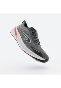 KIPRUN - Buty do biegania męskie Kiprun Cushion 500. Kolor: biały, wielokolorowy, szary. Szerokość cholewki: normalna