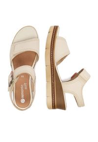 Remonte Sandały CEO-D2L58-60 Écru. Materiał: skóra #6