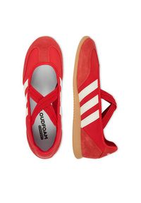 Adidas - adidas Baleriny CEO-BARREDA MARY JANE HQ7398 Czerwony. Kolor: czerwony. Materiał: skóra, zamsz #4