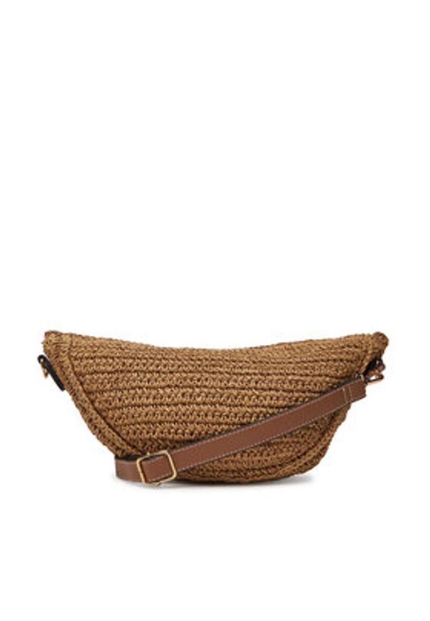 Pieces Torebka Pcamanda Summer Bumbag 17157722 Brązowy. Kolor: brązowy