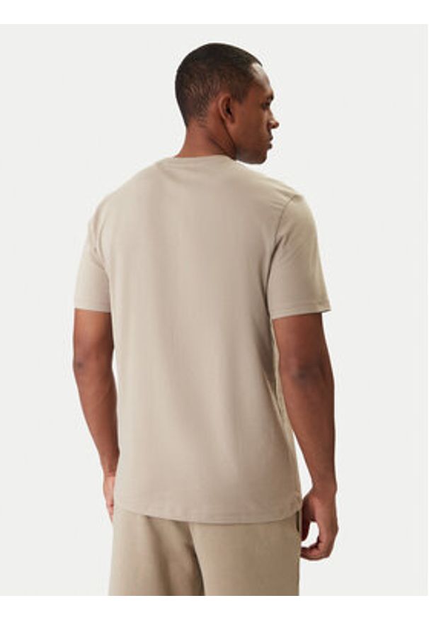 Guess T-Shirt Z6RI17 I3Z14 Beżowy Regular Fit. Kolor: beżowy. Materiał: bawełna