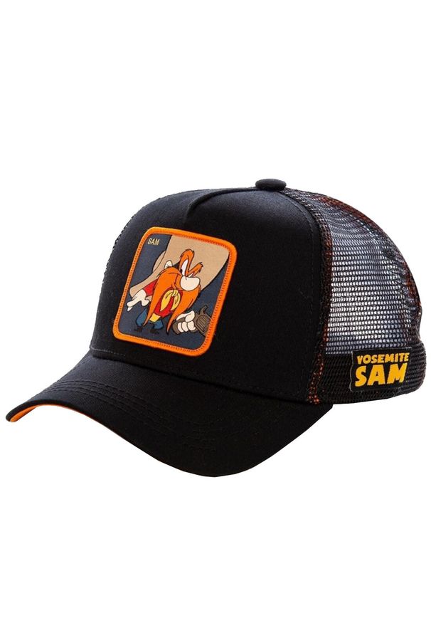 CapsLab - Czapka z daszkiem Capslab Looney Tunes Yosemite Sam Trucker CL/LOO/1/SAM1. Kolor: czarny