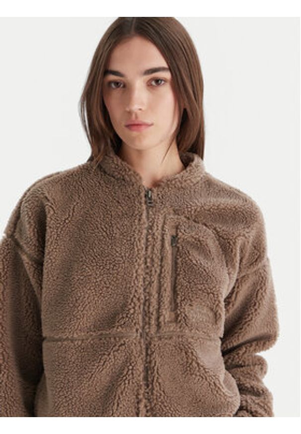 The North Face Polar Extreme Pile NF0A88ZB Brązowy Regular Fit. Kolor: brązowy. Materiał: syntetyk