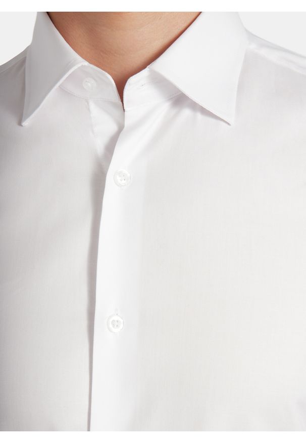 Pako Lorente - PAKO LORENTE – Biała koszula bawełniana. Kolor: biały. Materiał: bawełna. Długość rękawa: długi rękaw. Długość: długie. Sezon: wiosna, lato