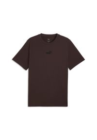 Puma - Męska koszulka Essentials z małym logo No. 1 PUMA. Kolor: brązowy. Sport: bieganie #1