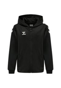 Bluza z kapturem dla dzieci Hummel Core XK Poly. Typ kołnierza: kaptur. Kolor: czarny. Sport: piłka ręczna