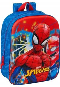 Safta PLECAK PRZEDSZKOLNY 3D MARVEL SPIDERMAN. Wzór: motyw z bajki