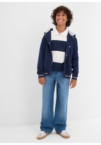 bonprix - Dżinsy loose fit ze stretchem, prosta nogawka. Kolor: niebieski #2