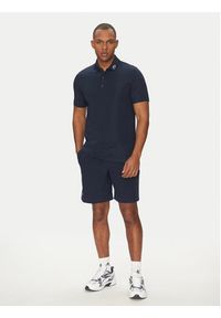 Lacoste Polo DH2341 Granatowy Regular Fit. Typ kołnierza: polo. Kolor: niebieski. Materiał: syntetyk #5